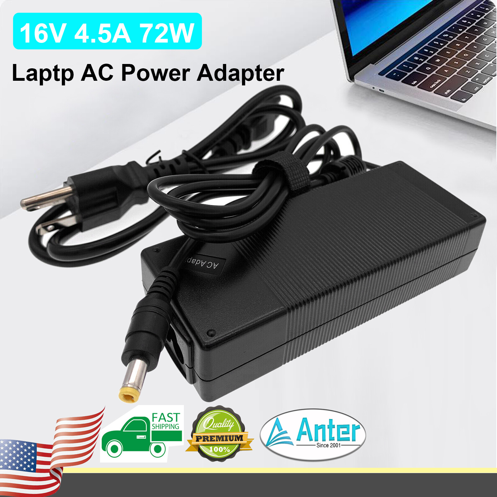 72W 16V AC Adapter Charger for Panasonic Toughbook CF-19 CF-31 CF-51 CF-52 CF-53