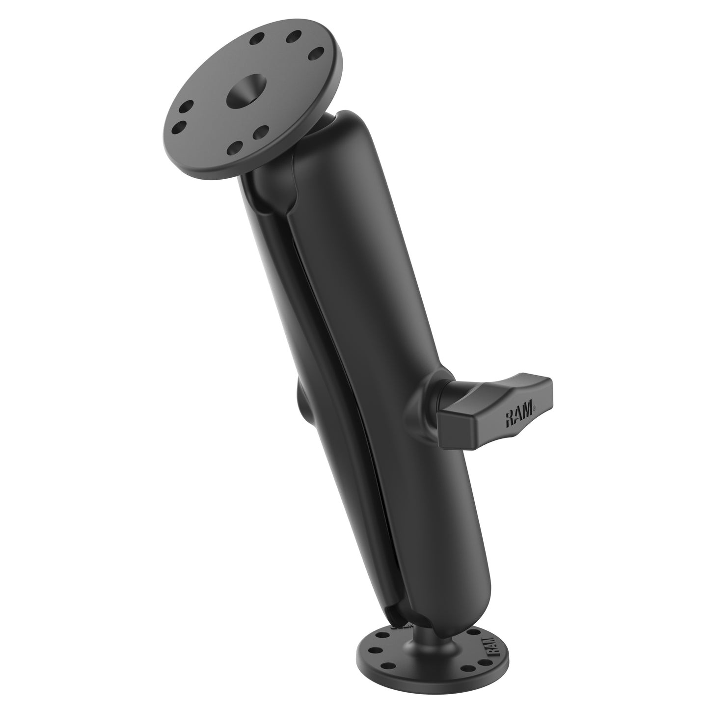 RAM-101U-D  RAM Double Ball Mount with Two Round Plates -...