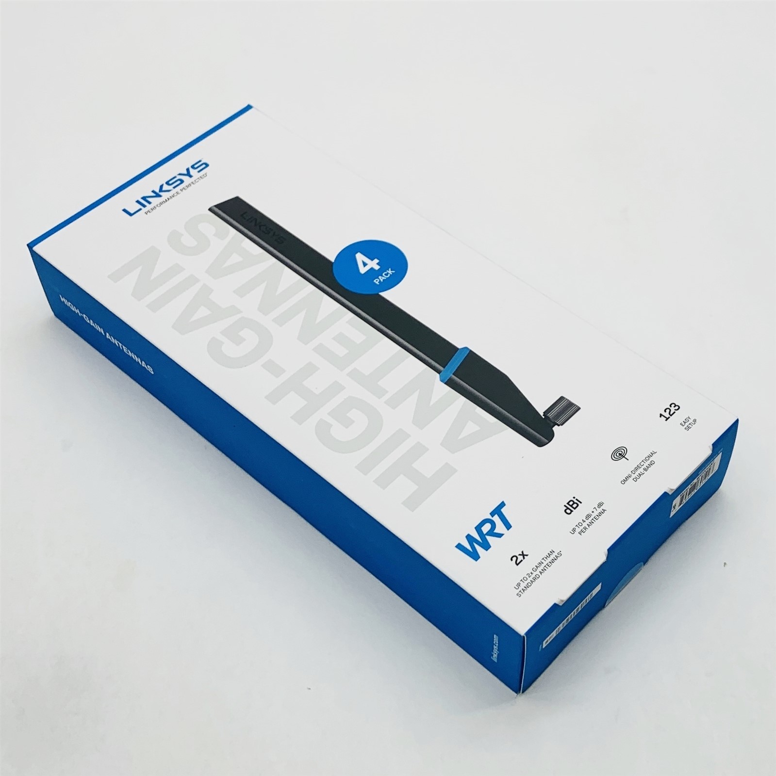 Linksys WRT004ANT Omni Directional Dual-Band 4-Pack High Gain Antenna Sealed New
