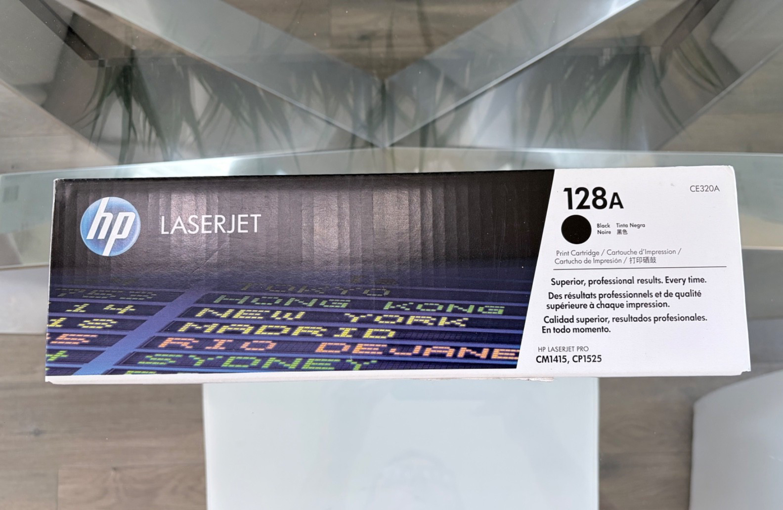 HP 128A Black LaserJet Toner Cartridge CE320A - Brand New Sealed Genuine