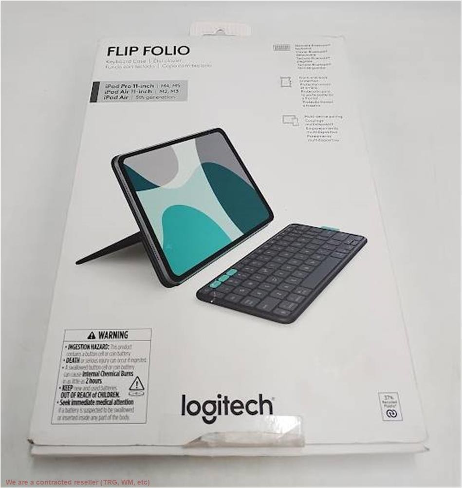 Logitech 11" Flip Folio for iPad Pro and Air **BRAND NEW, OPEN BOX**