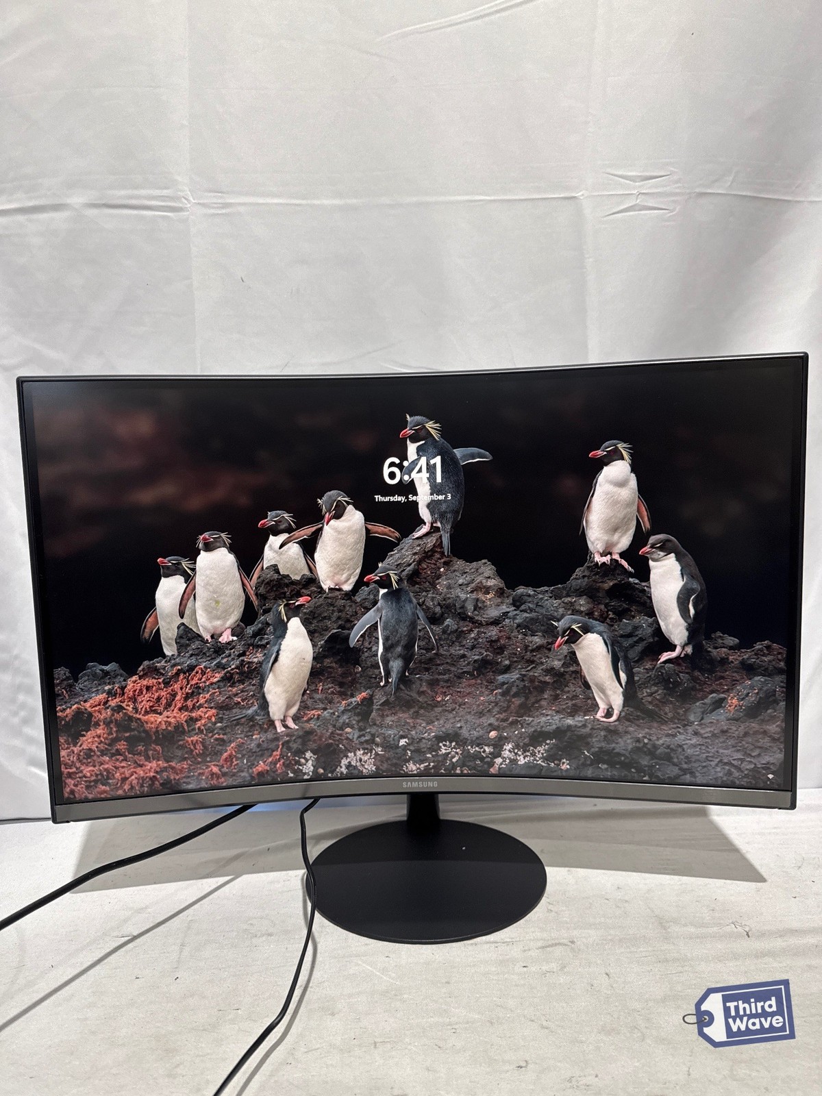 Samsung S39C 27in Curved Monitor FHD 1080p 75Hz 1000R VA Speakers Black