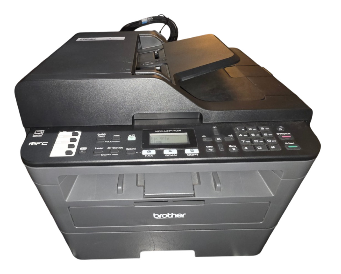 Brother MFC-L2717DW Wireless Mono Laser All-in-One Printer WiFi Tested 2852 Page