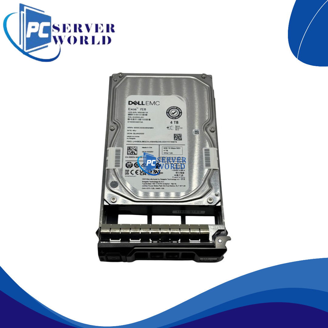 3323V DELL 4TB 12GBPS 3.5" SAS HARD DRIVE 03323V ST4000NM015A