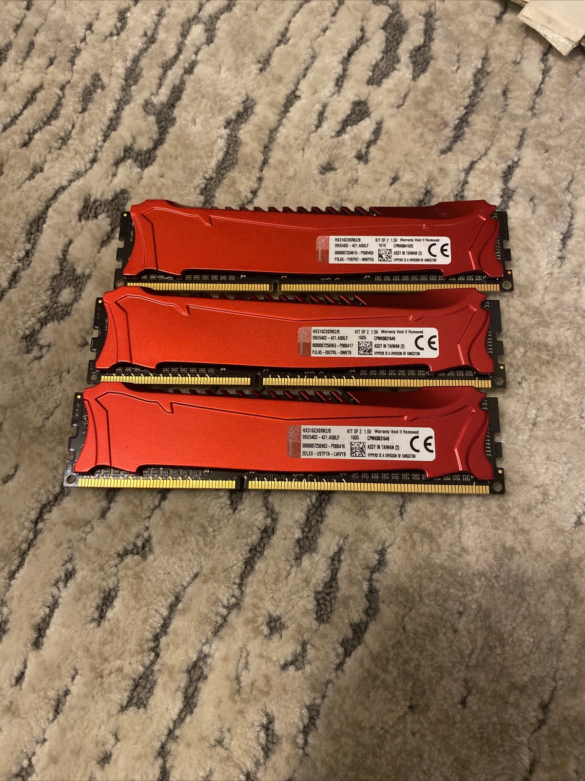 HyperX Savage 12GB (3x 4GB) 1600 MHz CL9 DDR3 Memory (HX316C9SRK2/8)