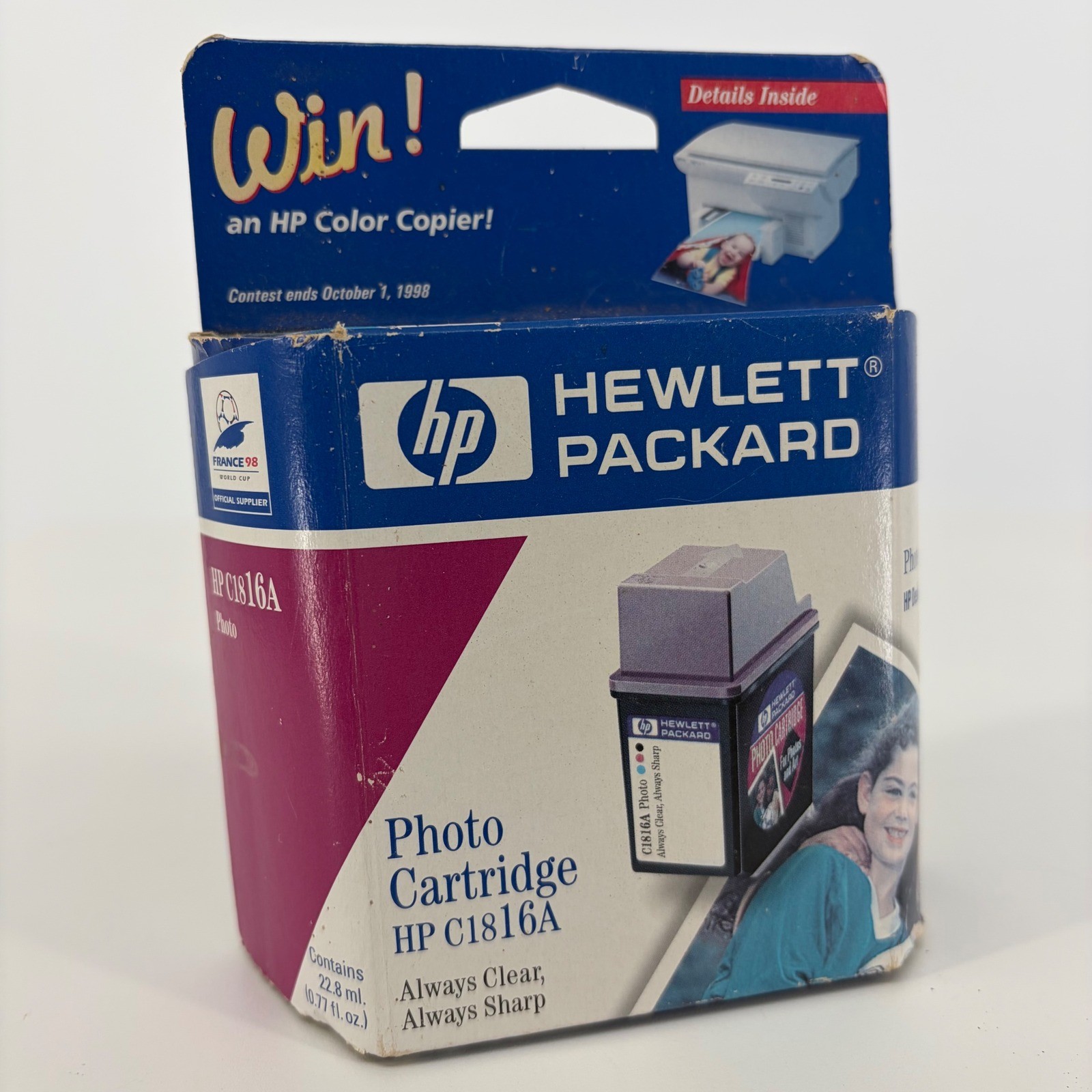 HP Photo Cartridge C1816A Vintage 1998 New Sealed Expired