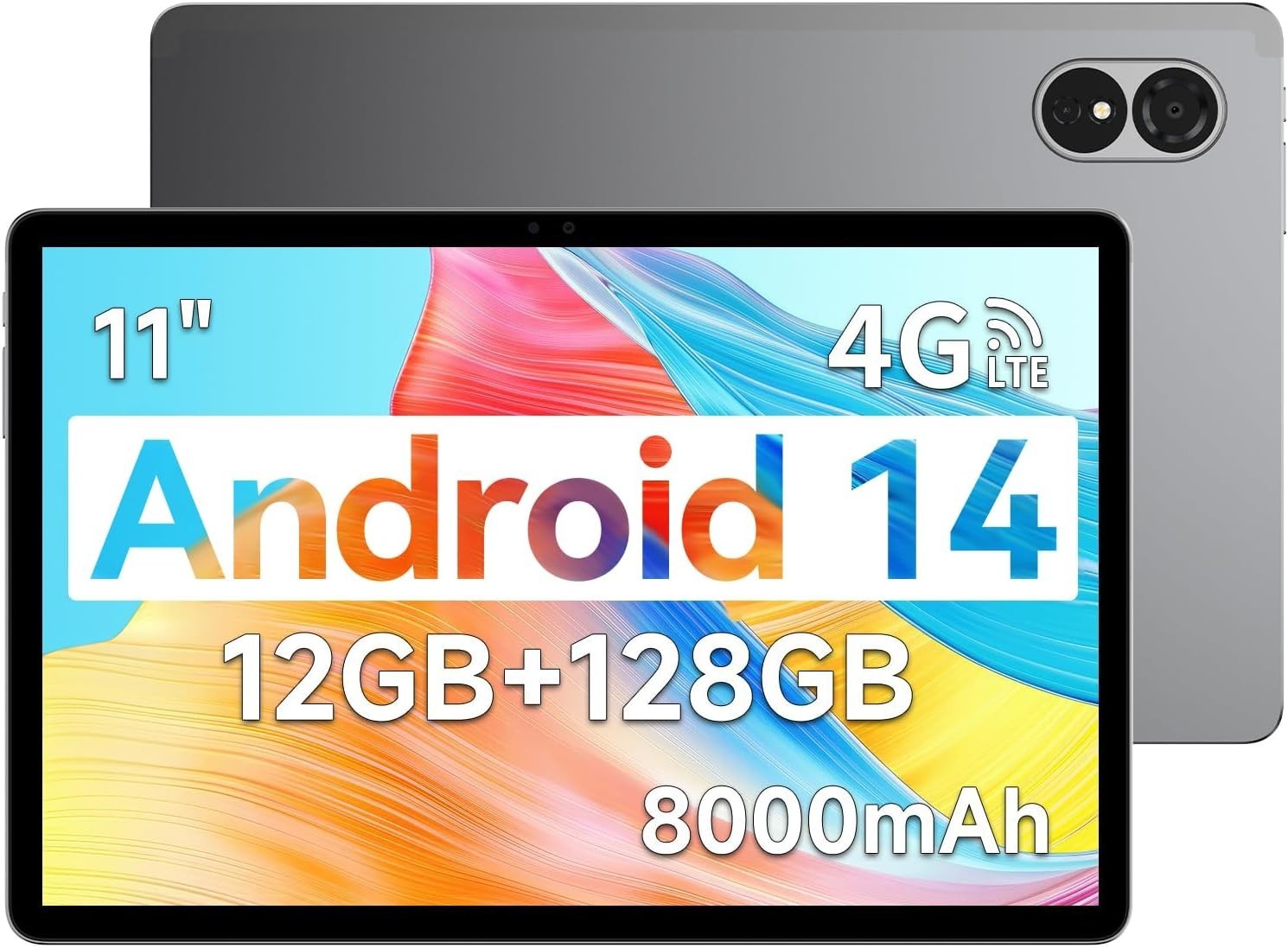 ALLDOCUBE 11" 8000mAh Tablet 12+128GB  4GLTE Dual SIM 1280×800 13MP/5MP Camera