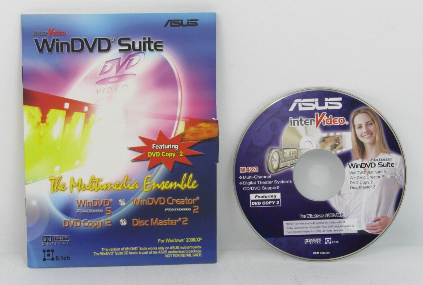 ASUS WinDVD Suite interVideo PhotoAlbum  Creator DVD Copy Master M423