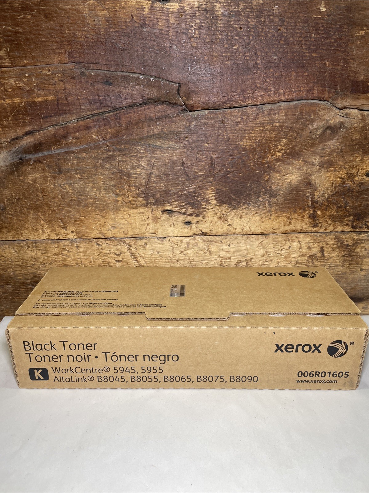 Genuine Xerox 006R01605 (6R1605) Black Toner 2-Pack - Factory Sealed