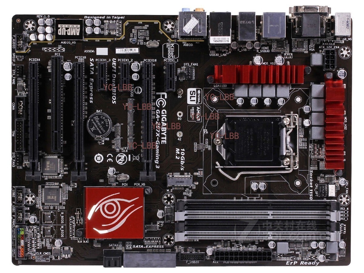 For GIGABYTE Z97X GAMING 3 motherboard LGA1150 DDR3 32G VGA+DVI+HDMI ATX Tested