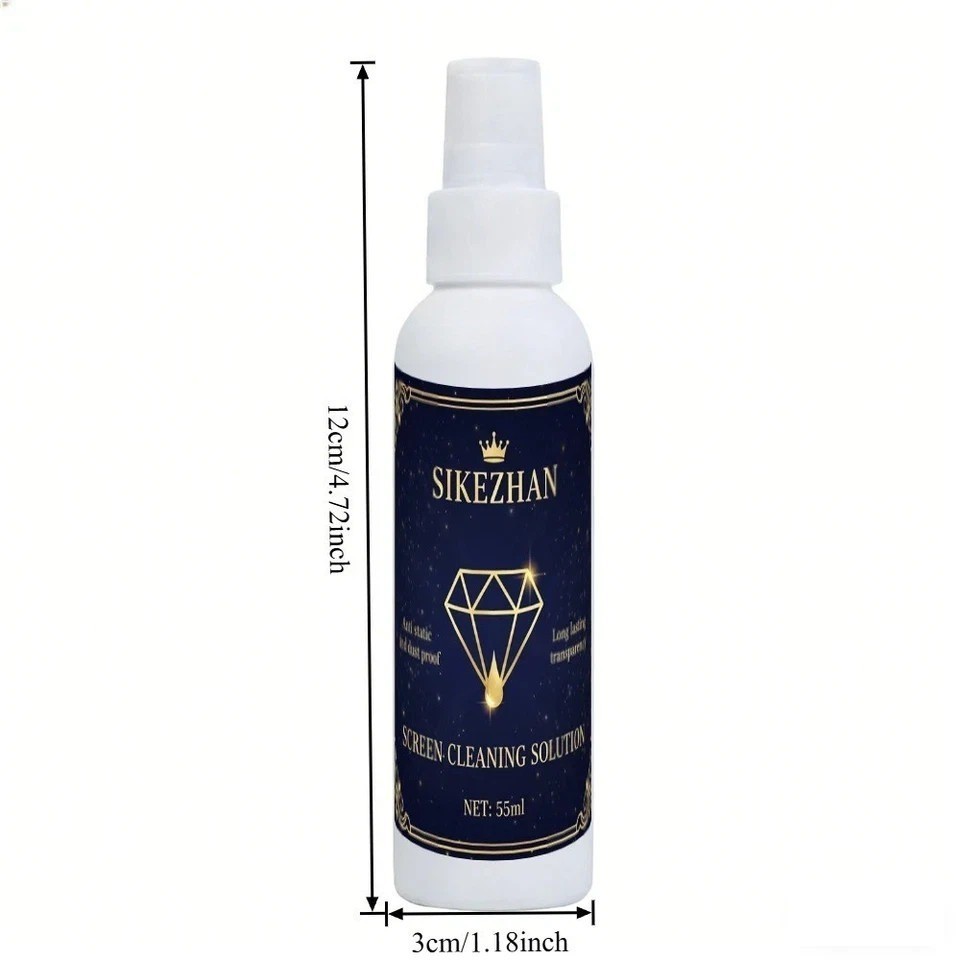 Universal Screen Cleaner Spray Kit with Cloth for Phone Laptop TV LCD LED