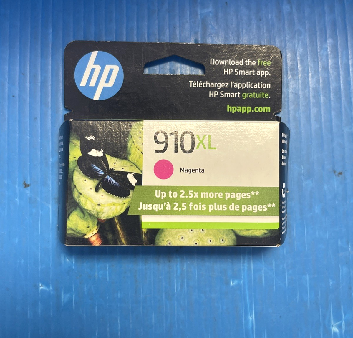 Sealed OEM Genuine HP 910XL Magenta 3YL63AN Opt 140 Ink Cartridge EXP May 2023