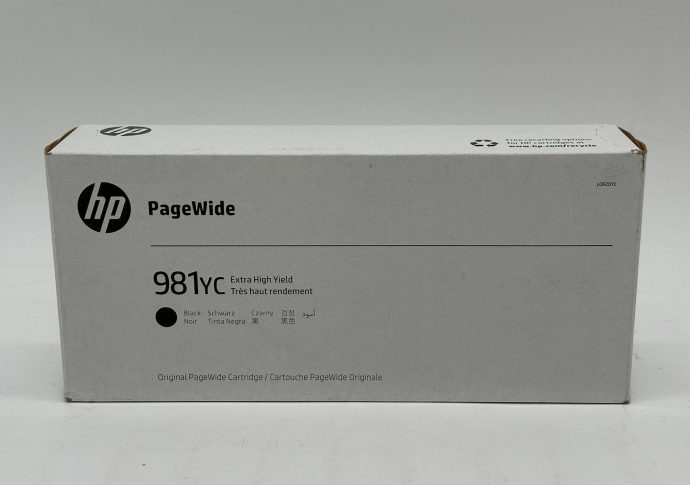 HP L0R20YC (981YC) Black PageWide Extra High Yield Contract Ink Cartridge