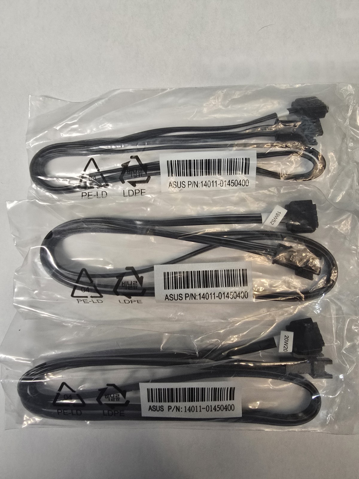 3 X NEW OEM ASUS RGB Addressable LED Extension Cable Cord 3 Pin 14011-01450400