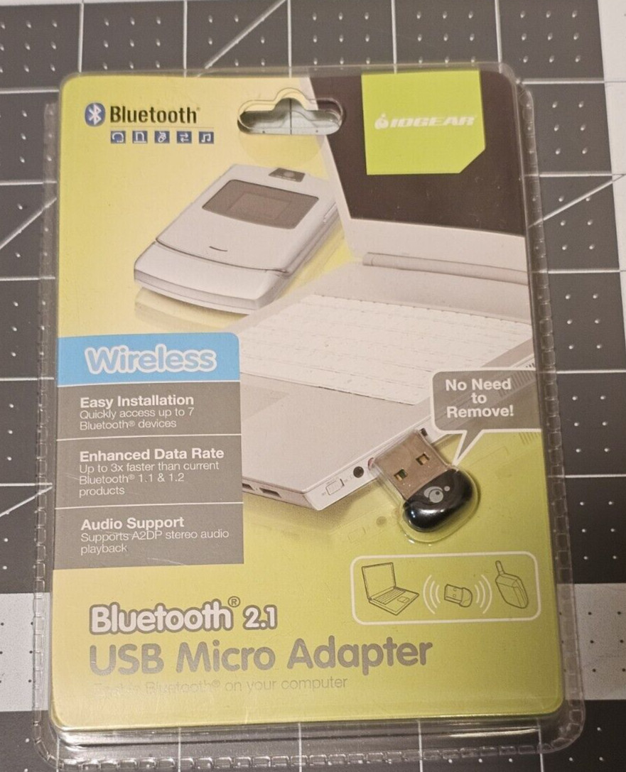 New IOGEAR BLUETOOTH 2.1 USB MICRO ADAPTER GBU421 GBU 421 GBU421WM F5-2