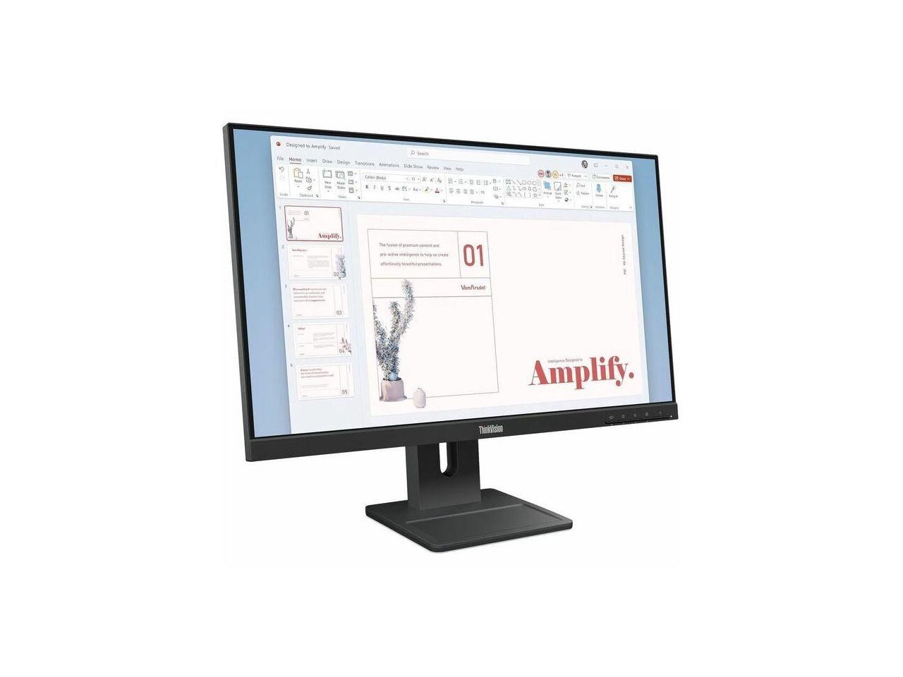 Lenovo ThinkVision E24-40 24" Class Full HD LED Monitor - 16:9 - IPS - WLED Back