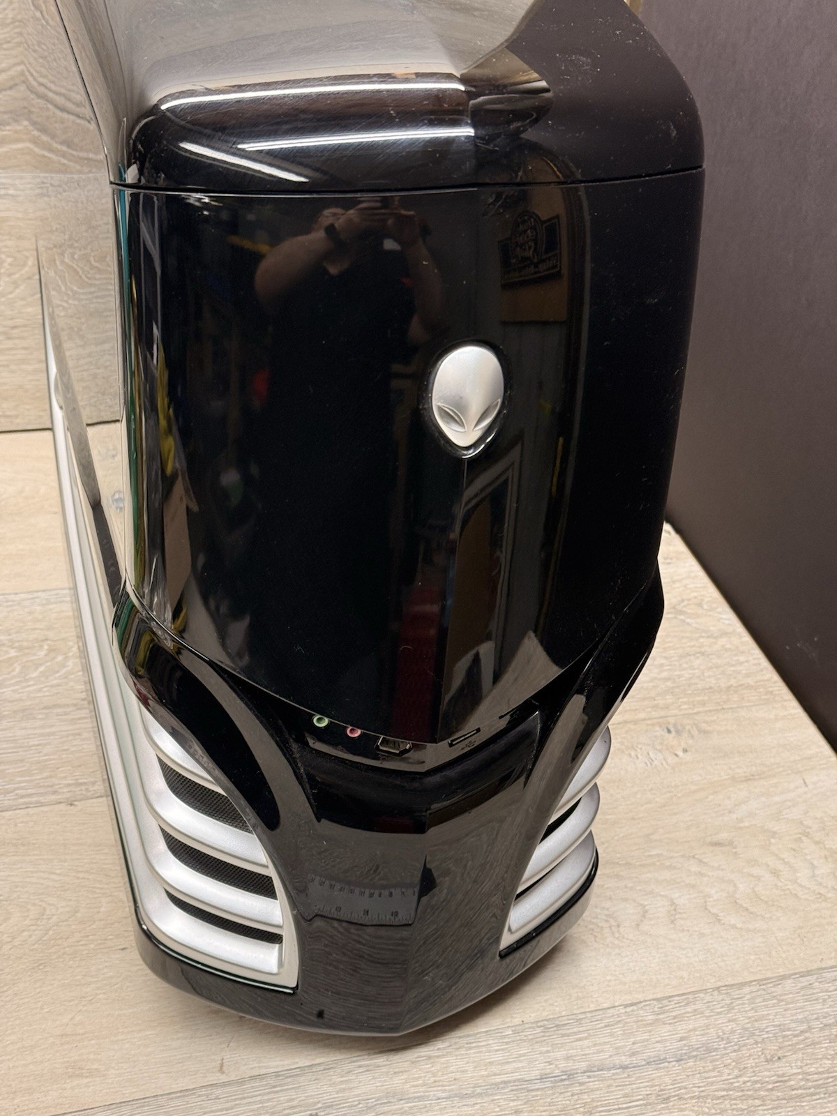 Vintage Alienware Area 51 PC Tower Case Chassis Only Black Retro Gaming EX Cond.