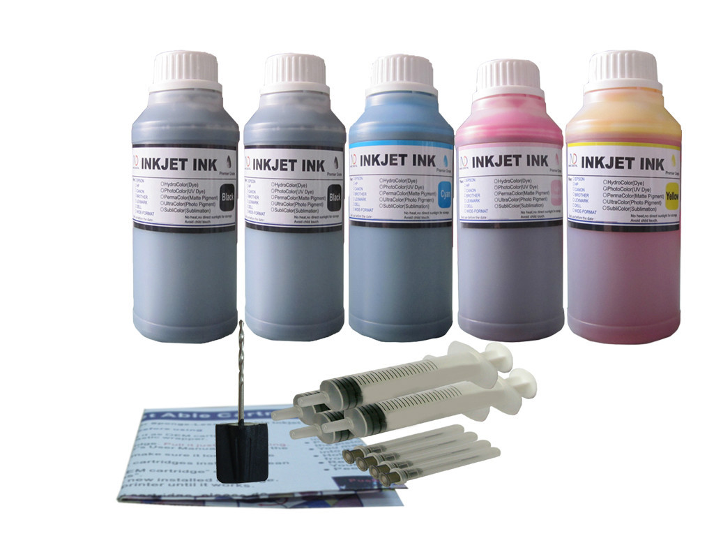 ND® Refill ink kit for Lexmark 4A 5A X2690 X4690 X5690 Z2390 Z2490 5X250ML/S