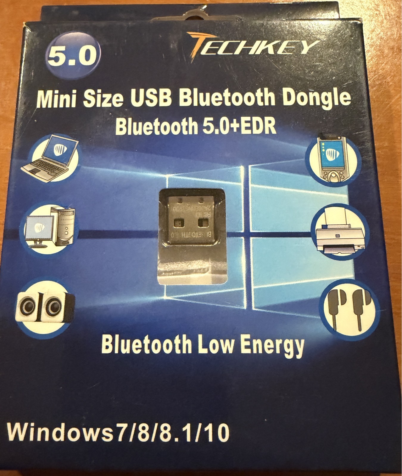 TechKey Mini Size USB Bluetooth 5.0 EDR USB