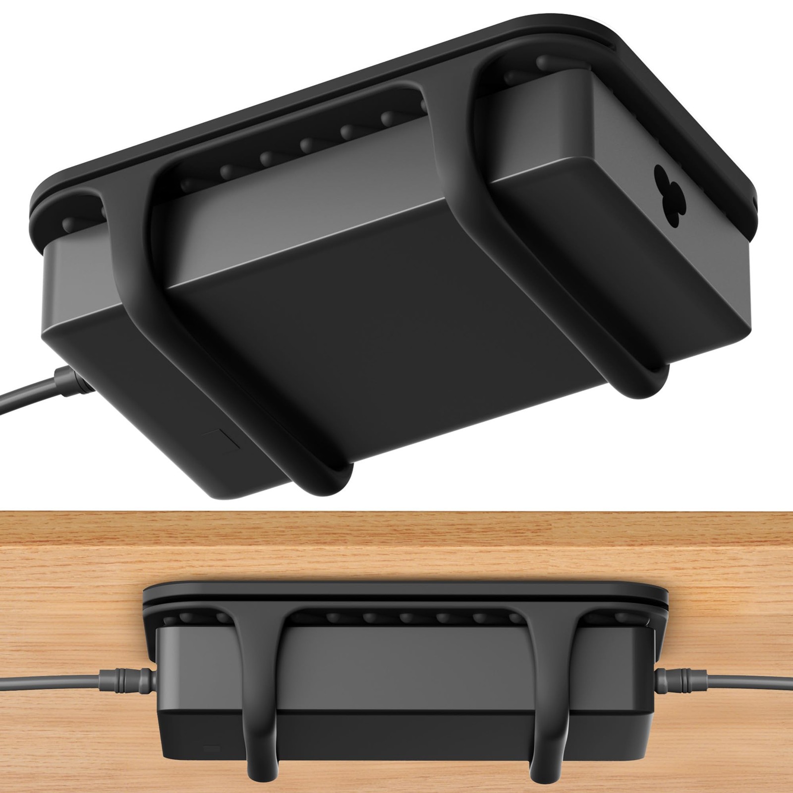 ELETIUO Universal Silicone Laptop 13.6*9*1.6cm/5.35×3.54×0.63inch, Black