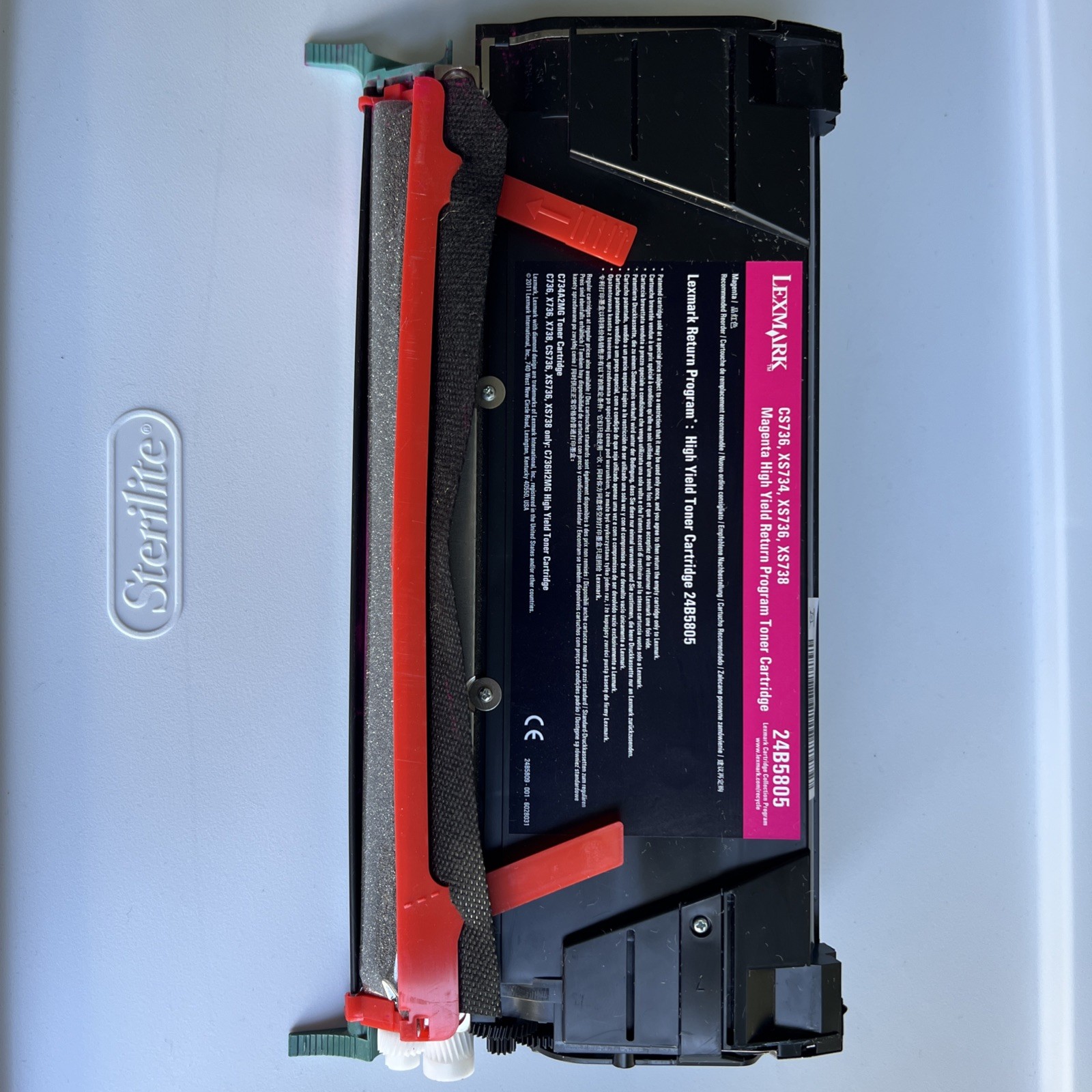 Lexmark 24B5805 Magenta High Yield Toner Cartridge CS736 XS734 XS736