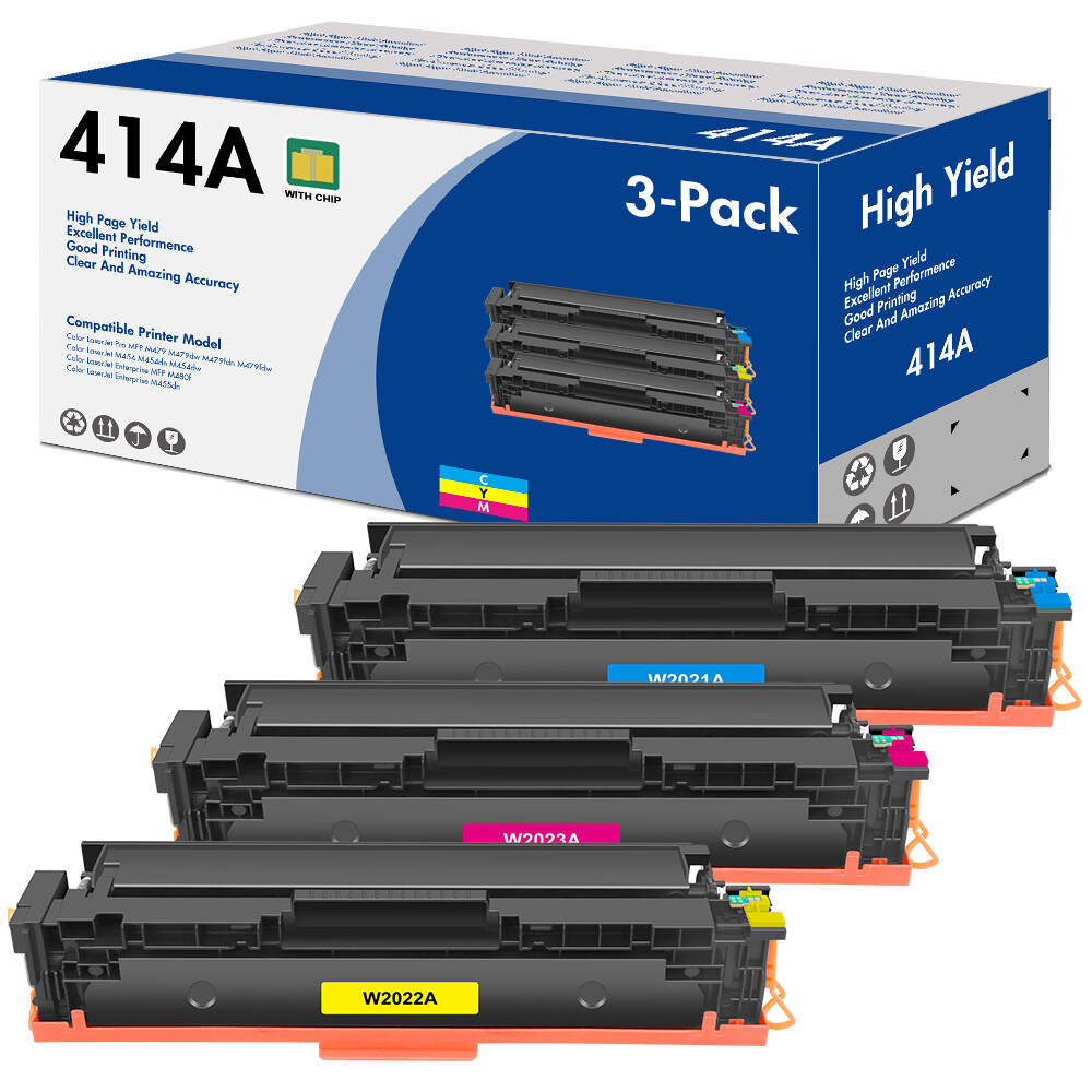 WITH CHIP 414A W2020A 414X Compatible For HP LaserJet M454dw M479fdw M479dw Lot