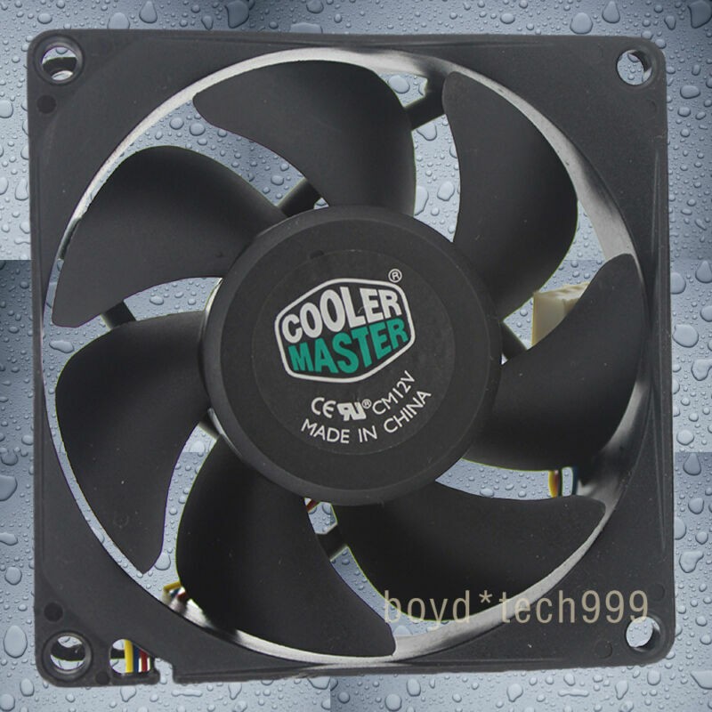 Cooling Fan COOLER MASTER FA08025M12LPA 80mm 80x80x25mm DC12V 0.45A 8025 4pin
