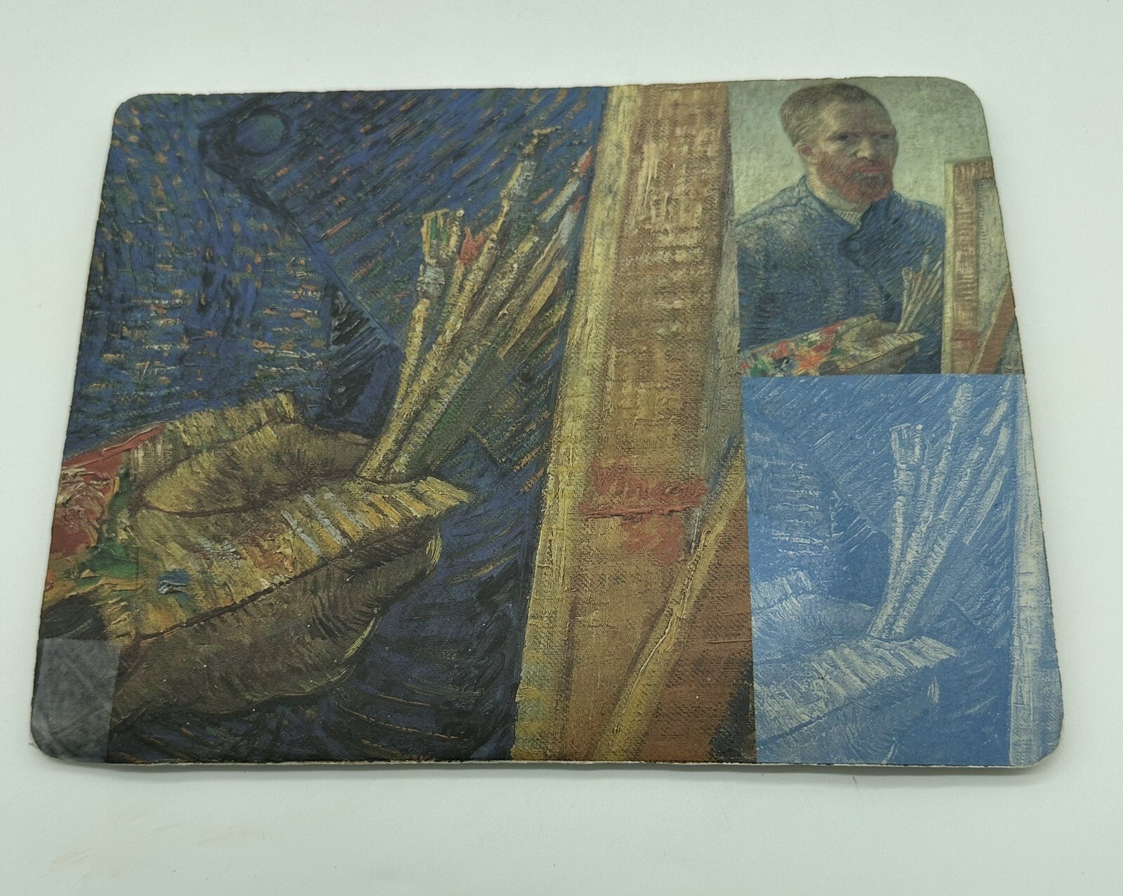 Museum Art: Van Gogh- Large Computer Mouse Pad 1/4" Natural Rubber