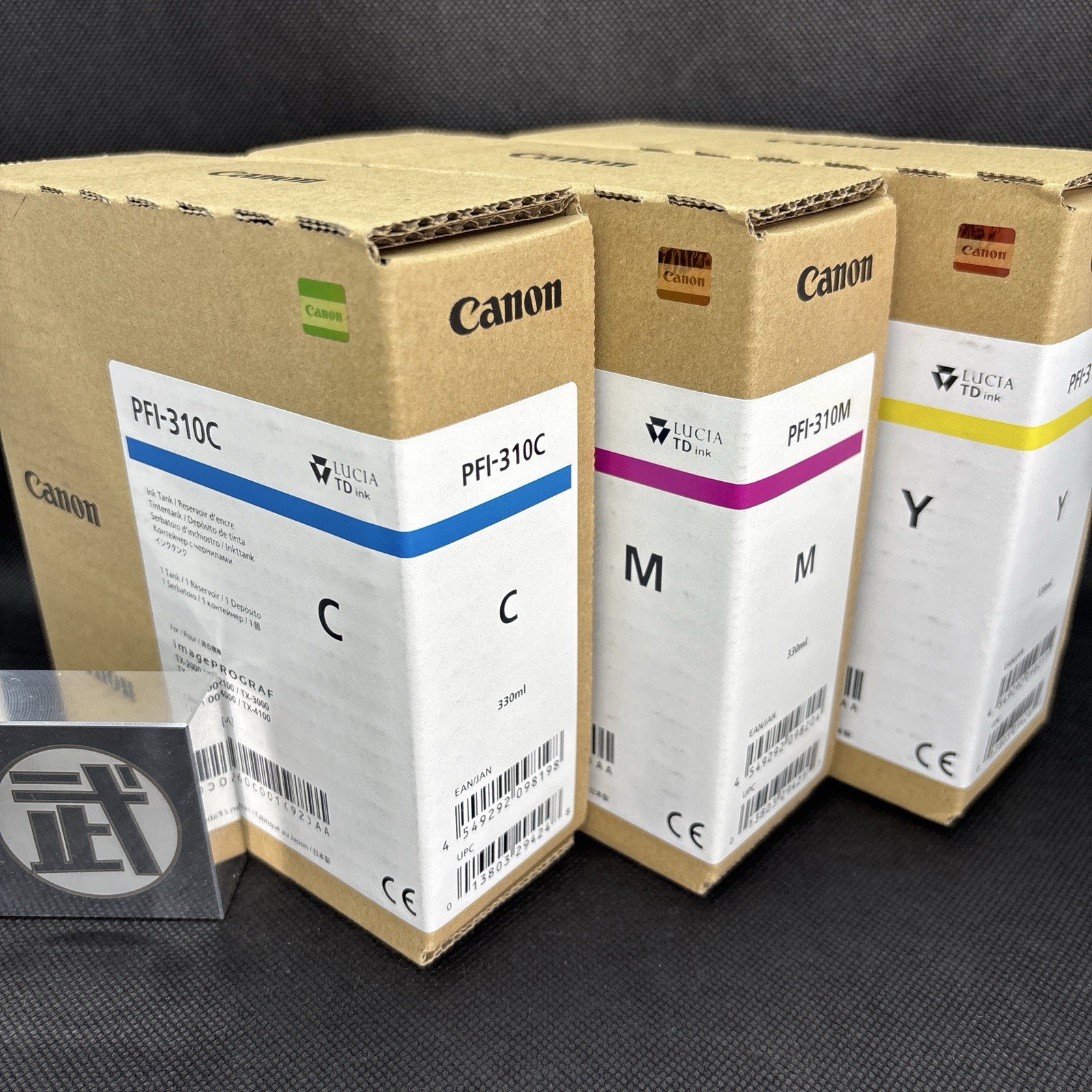 Canon PFI-310 C M Y 730ml Ink Tank Cartridges Expired New / Unopened Set of 3