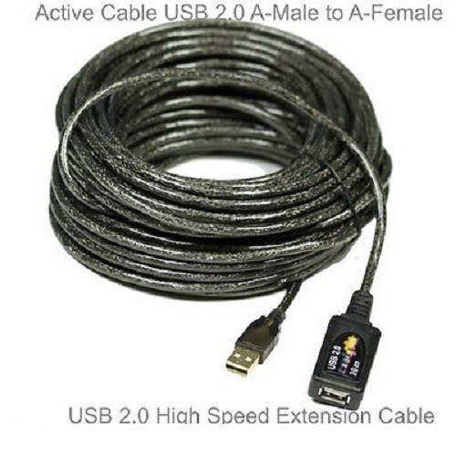 USB 2.0 30' ft Active Extension Booster A Male to A Female Data Cable with IC
