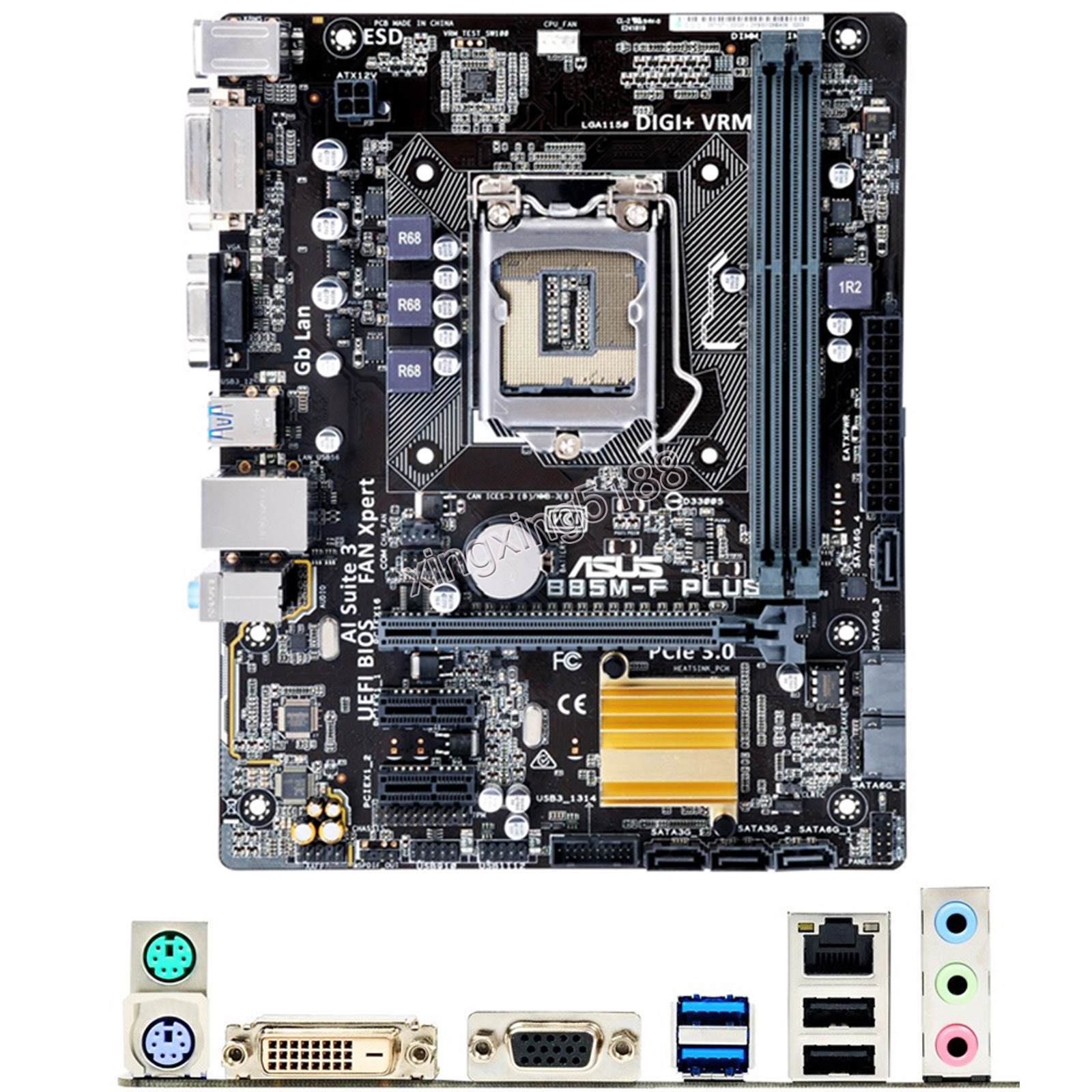 For Asus B85M-F PLUS Socket LGA 1150 Intel B85 Micro ATX Motherboard DDR3 16GB