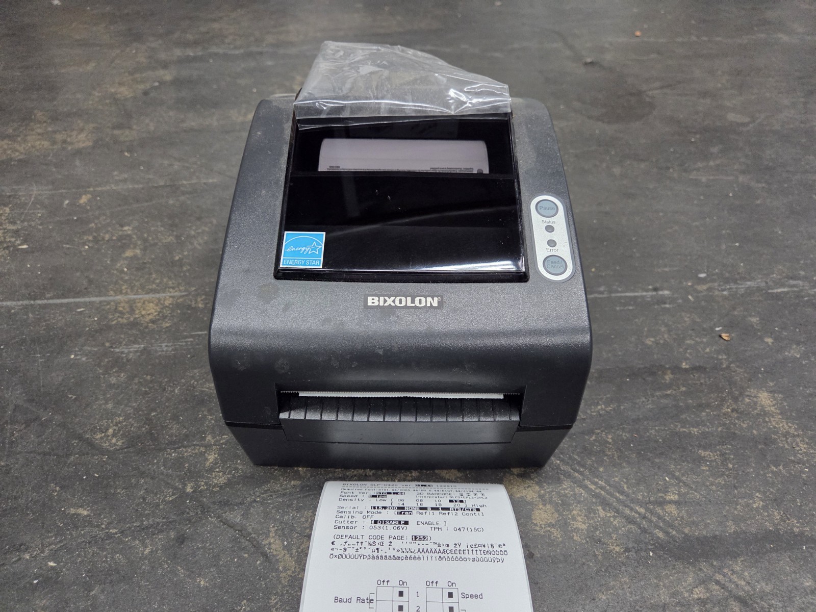 Bixolon SLP-D420 Direct Thermal Label Printer SLP-D420EG USED NO Cables