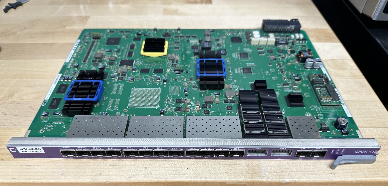 CALIX E7-2 100-03656 GPON4 r2 Line Card 4-Port GPON