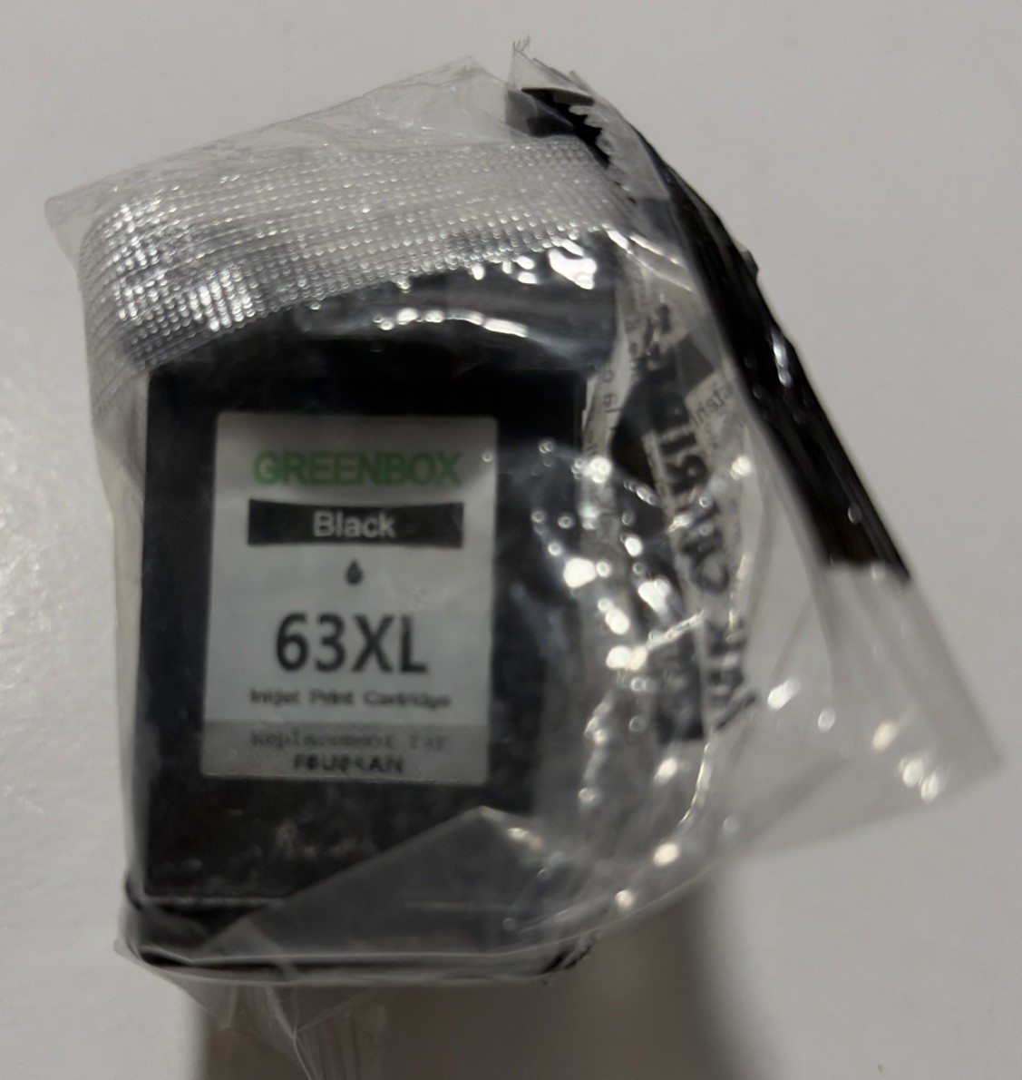 Ink Cartridge 63XL Black single Cartridge Sealed New-Greenbox.