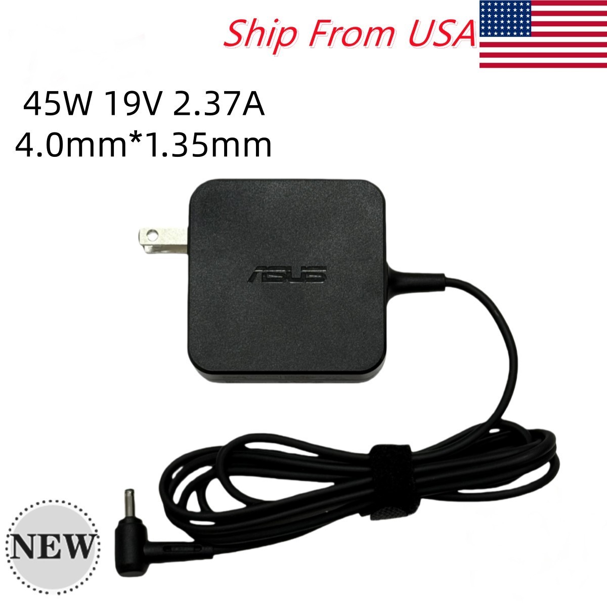 Genuine 19V 2.37A 45W AC Adapter Laptop Charger For ASUS ZenBook Flip 14 UX461U