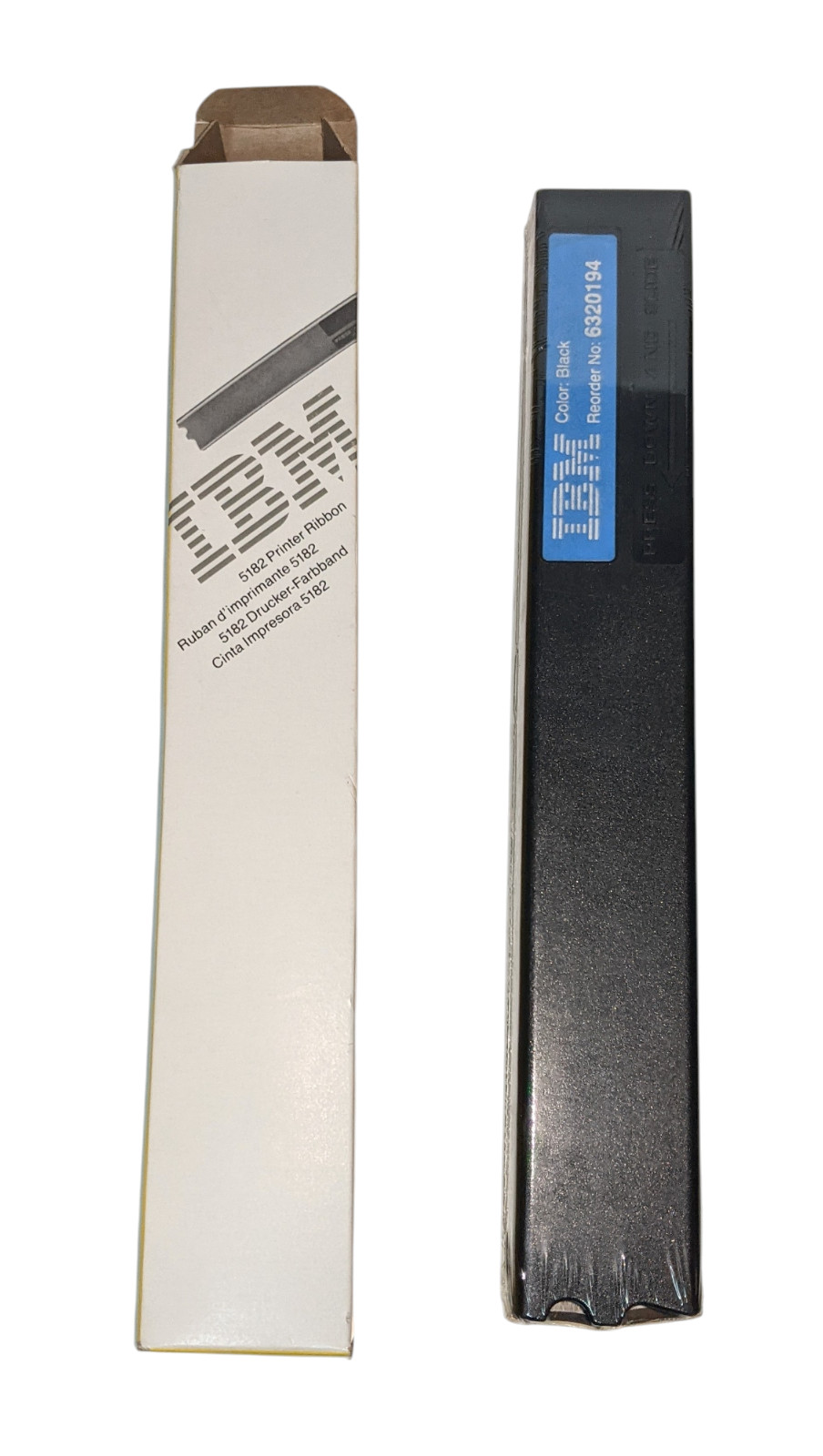 Vintage Genuine IBM 5182 Dot Matrix PRINTER RIBBON Black 6320194 NEW Discontinue