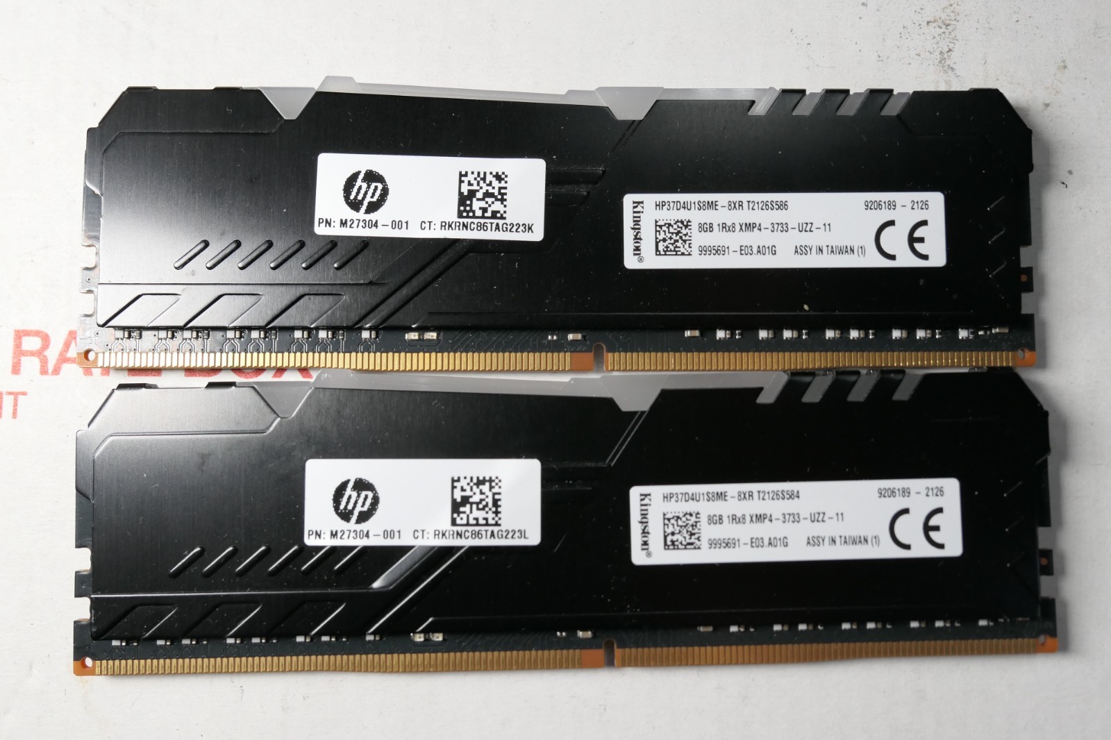 HP HyperX Fury 16GB (2x8GB) RAM DDR4 3600MHz M27304-001