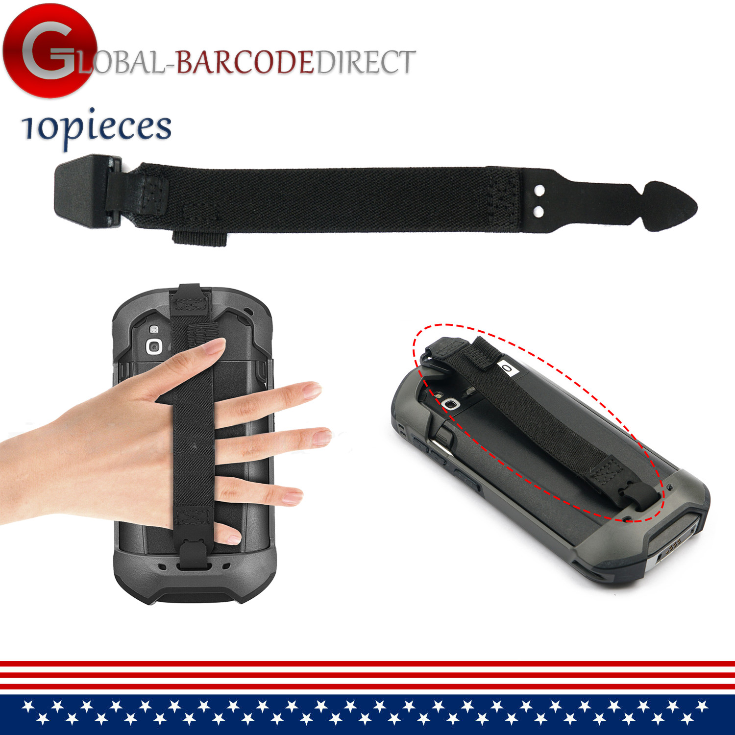 10Pcs Hand Strap Replaces for Zebra TC51 TC57 TC52 TC56 SG-TC51-BHDSTP1-01 LOTS