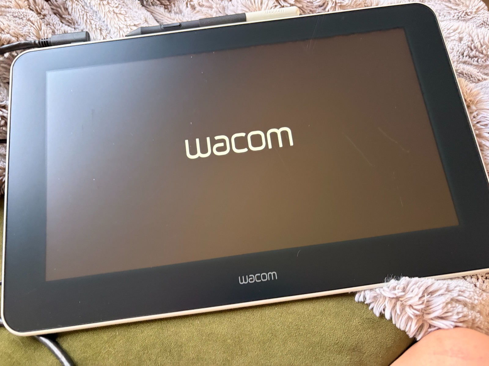 Wacom One HD 13.3 Inch Creative Pen Display With Pen and Cables