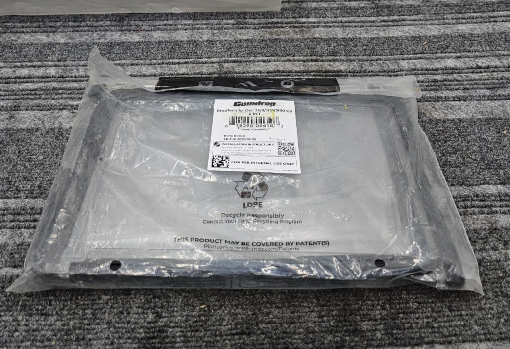 (QTY 2) Gumdrop 01D018 Droptech Case For Dell 3120/3110/3100 Chromebook 2-in-1