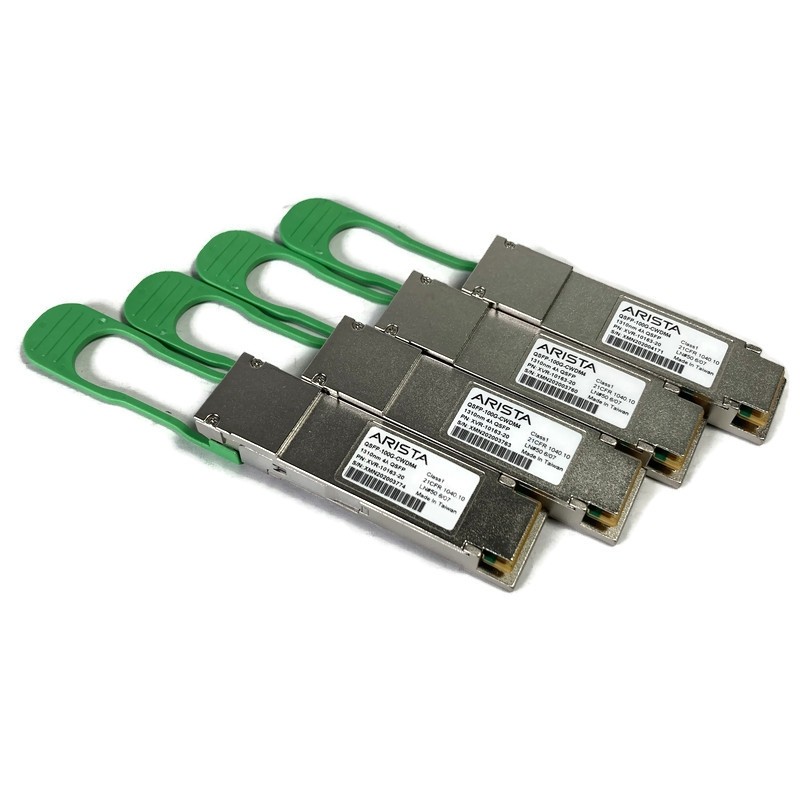 Lot of 4 Arista QSFP-100G-CWDM4 100GbE 1310nm XVR-10163-20 Transceiver (Taiwan)