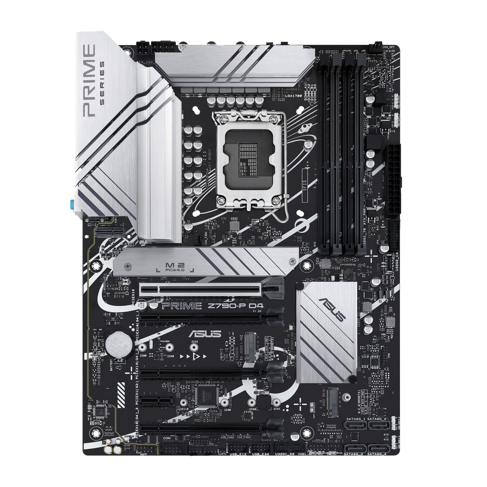 FOR PRIME Z790-P D4 motherboard LGA1700 4×DDR4 128GB HDMI+DP ATX Tested OK