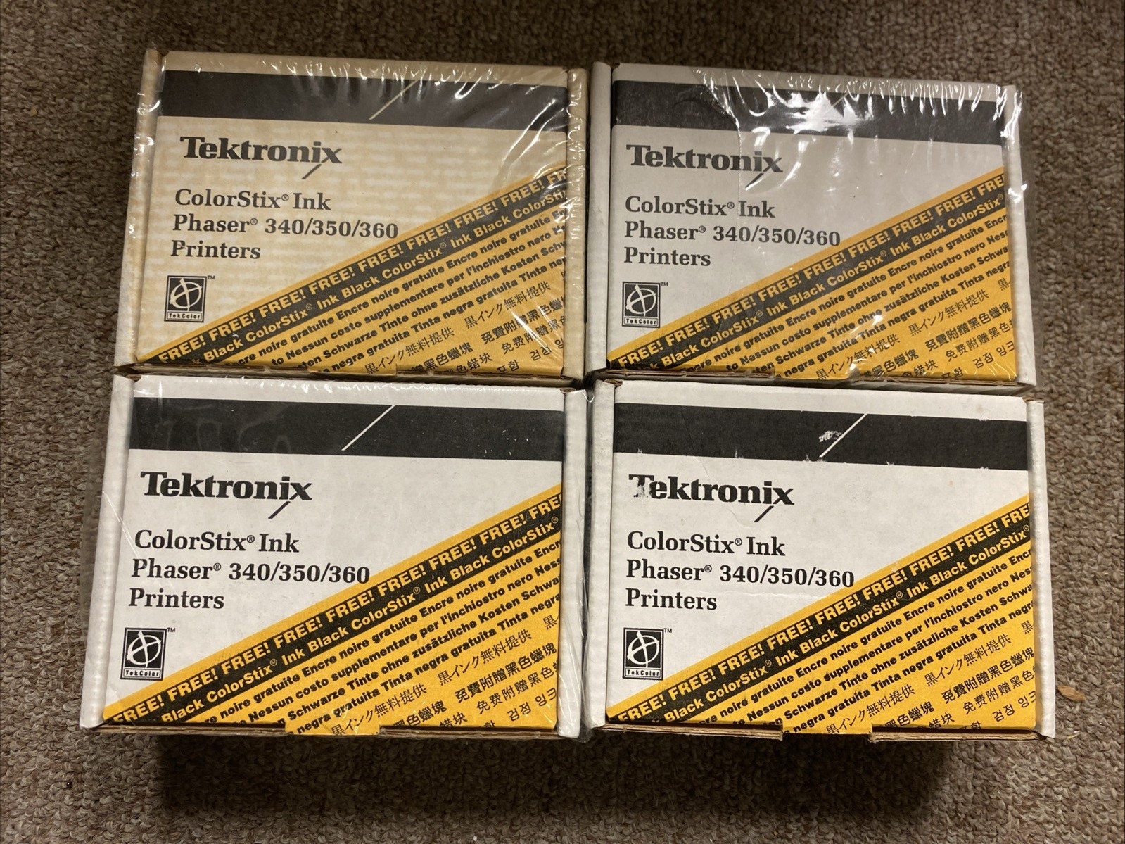 Tektronix ColorStix Black Printer Ink Phaser 340/350/360 Printers 016-1307-01
