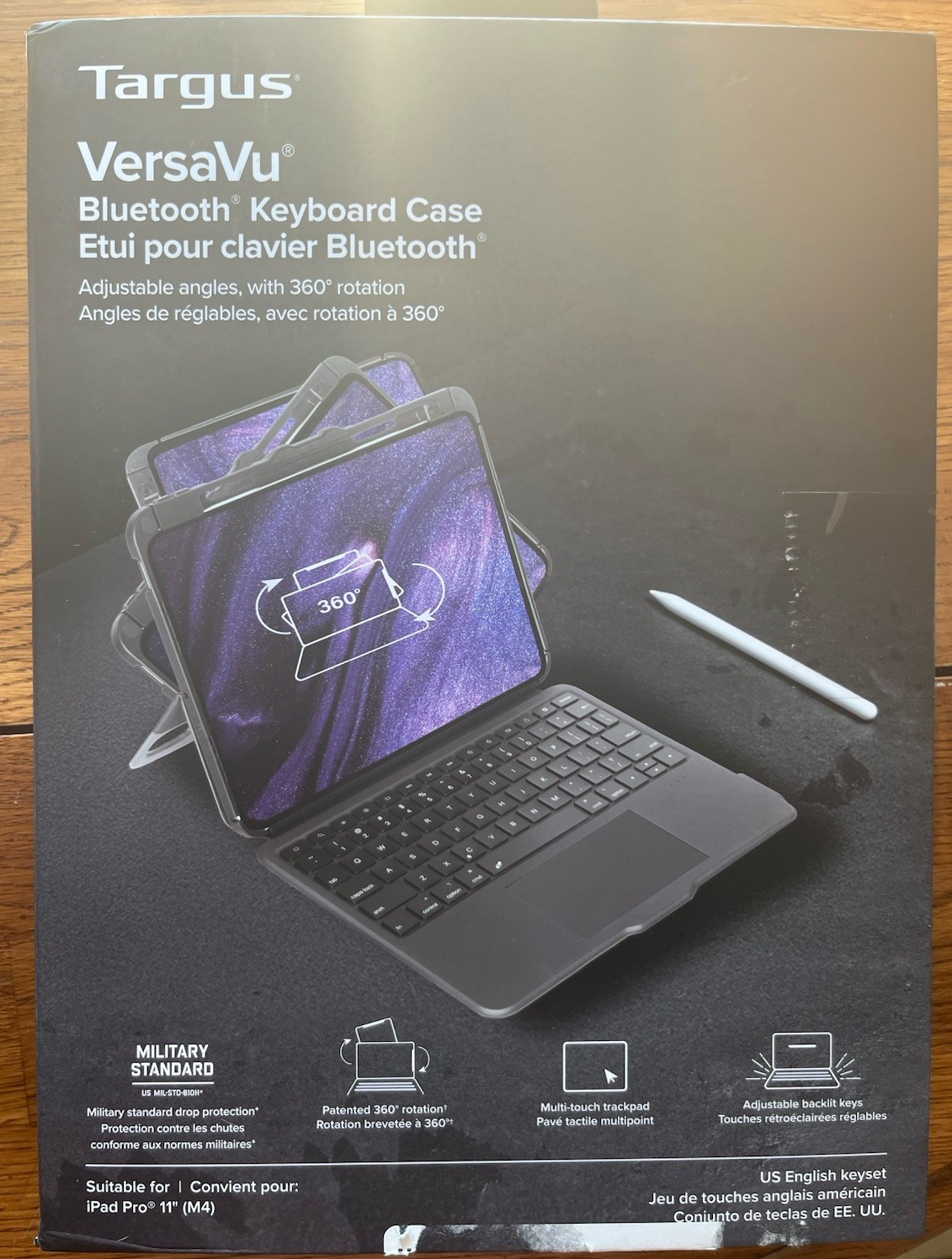 Targus VersaVu Bluetooth Keyboard Case For iPad Pro 11 (m4)