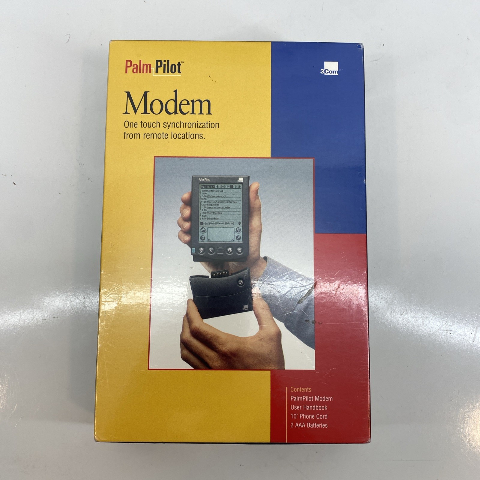 3Com Palm Pilot 10201U Modem Black 1x Ethernet Port for Pilot 1000 & Pilot 5000