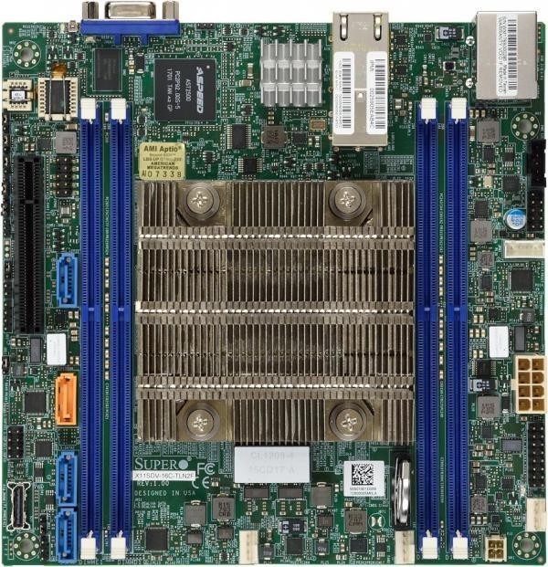 Ultra Micro X11SDV-4C-TLN2F, D-2123IT Quad-core NAS Server Motherboard