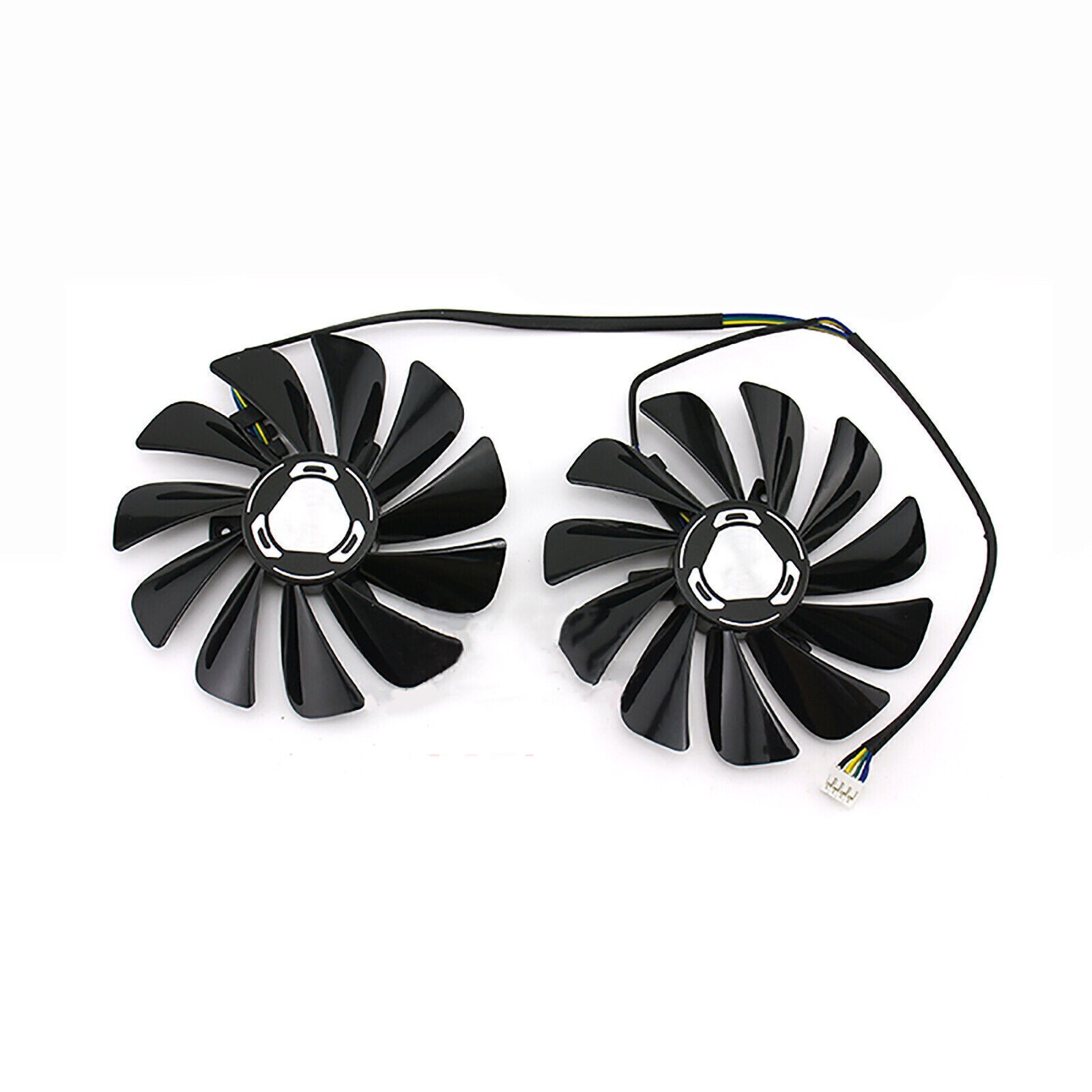 XT Graphics Card Cooling Fans Radiator Cooler Pair For XFX RX 5600XT 6GB RX5500