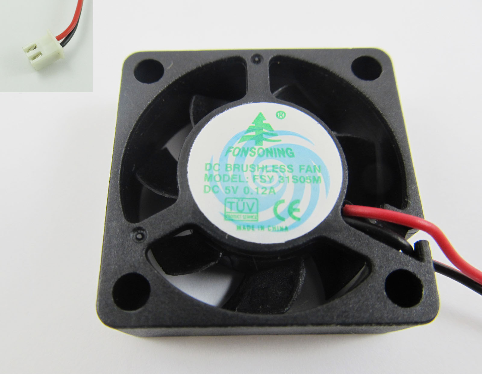 10x Brushless DC Cooling Fan 7 Blades DC 5V 0.12A 30mm x 30mm x 10mm 3010 31S05M