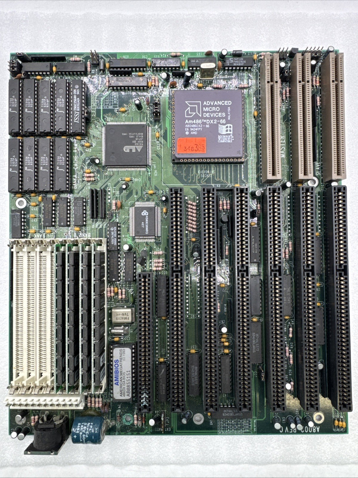 1993 Amibios American Megatrends 486DX ISA BIOS Motherboard-UNTESTED