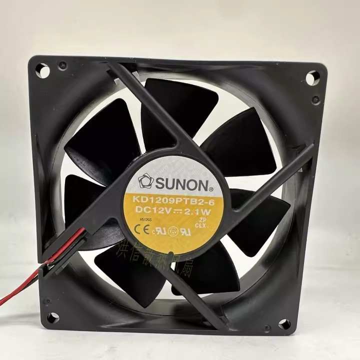 1PCS SUNON 9025 KD1209PTB2-6 DC12V 2.1W 92*25MM Cooling Fan